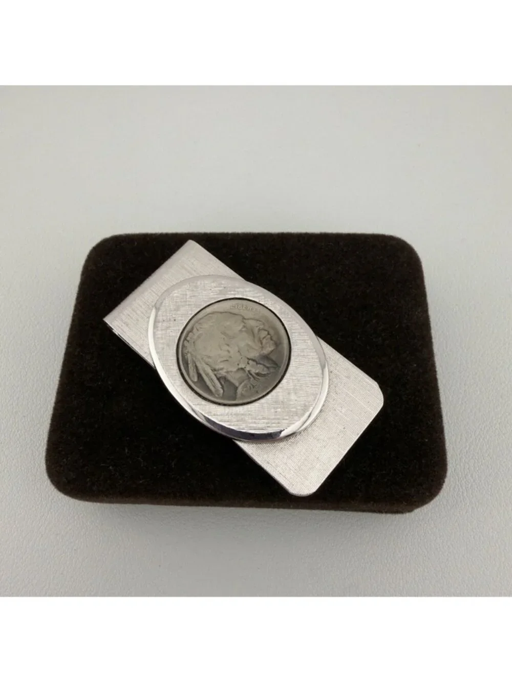 Authentic 1929 US Indian Head Penny Money Clip by C.D. Foster